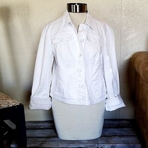 White Jean jacket
